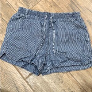Blue casual shorts